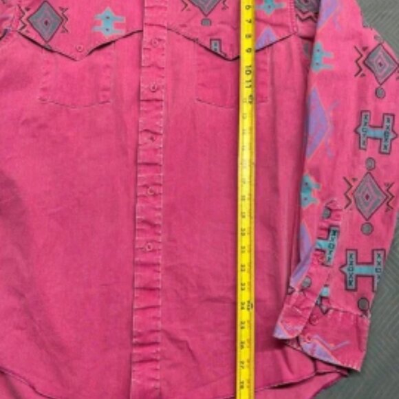 Vintage Wrangler Western Men’s Shirt X Long Tails 16.5-36 Cowboy Cut Regular Fit - Picture 6 of 9
